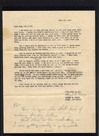 Letter - 12 June 1941
