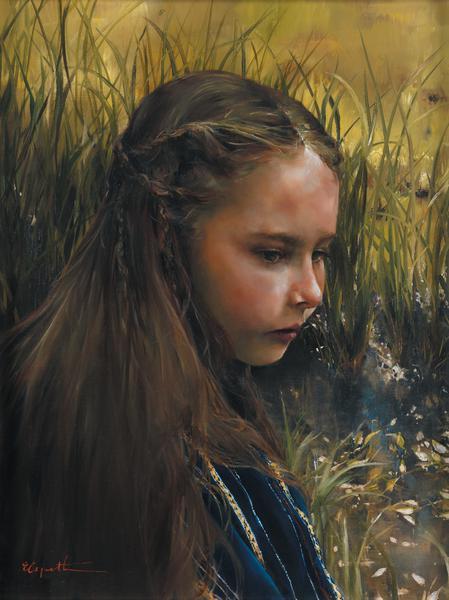 By The River's Brink - 16 x 21.25 print by Elspeth Young