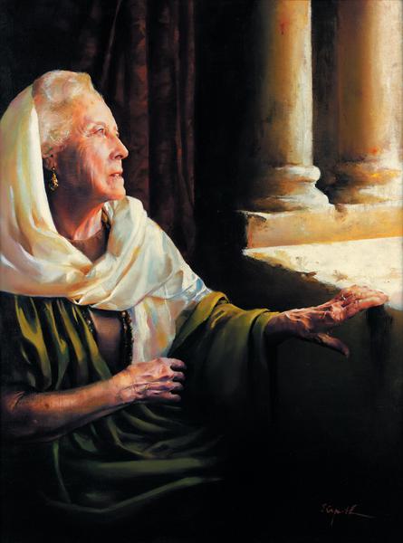 Blessed Is She That Believed - 20 x 27 print by Elspeth Young