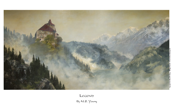 Legend - 11 x 17 print by Al Young