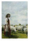 With Her Father's Sheep - 5 x 7 print