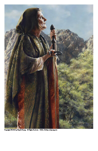 I Arose A Mother In Israel - 5 x 7 print by Elspeth Young