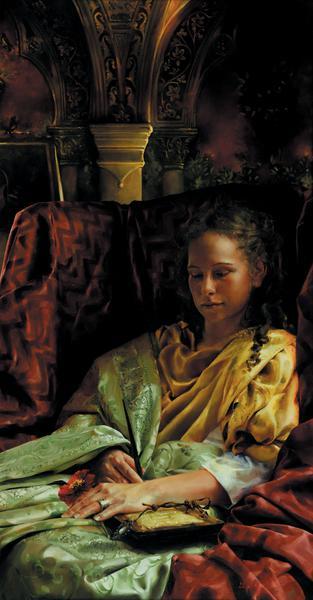 Upon Awakening - 18 x 34.5 print by Elspeth Young