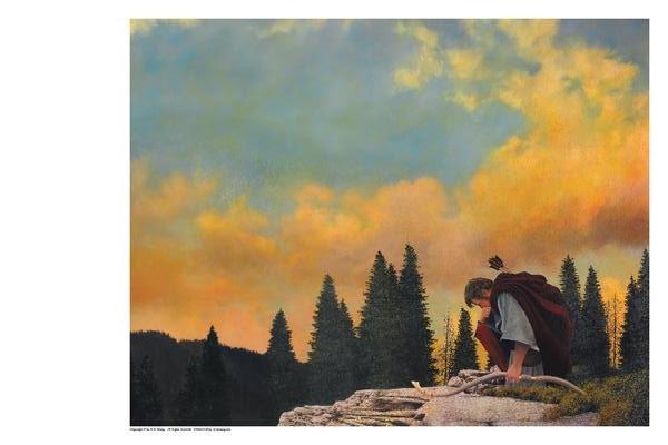 And My Soul Hungered - 11 x 14 print by Al Young