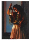 A Damsel Came To Hearken - 5 x 7 print