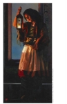 A Damsel Came To Hearken - 4 x 8.25 print