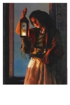 A Damsel Came To Hearken - 11 x 14 print