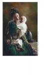 Bearing A Child In Her Arms - 4 x 6 print