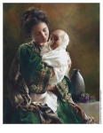Bearing A Child In Her Arms - 8 x 10 print