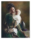 Bearing A Child In Her Arms - 11 x 14 print