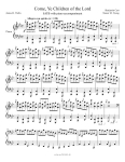 Come, Ye Children of the Lord - Accompaniment (2011)
