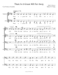 There Is a Green Hill Far Away - SATB (2011)