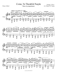 Come, Ye Thankful People - Accompaniment (2011)