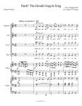 Hark! The Herald Angels Sing - SATB, piano, & organ (2010)