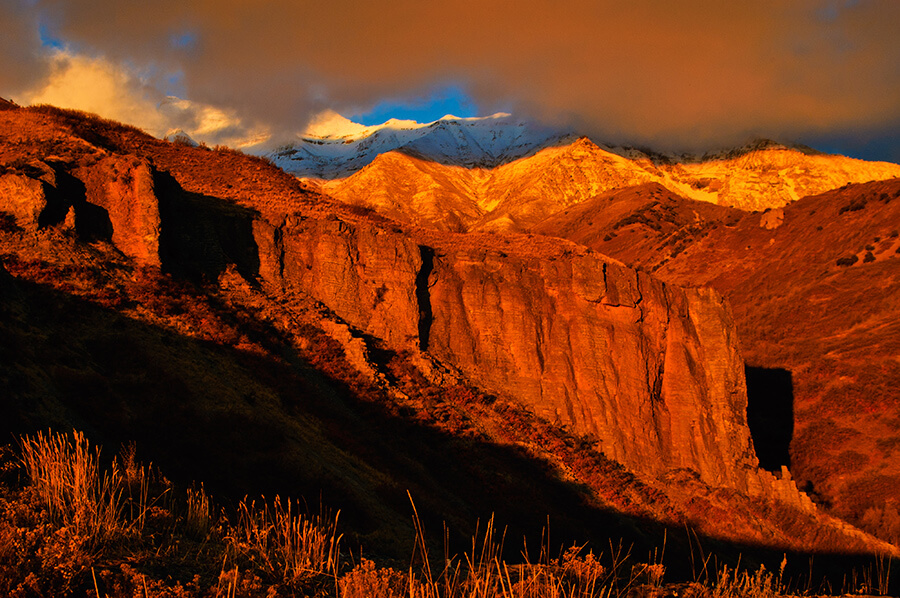 Shadows on the Mountain - 20 x 30 giclée on canvas (unmounted) by Tanner Young