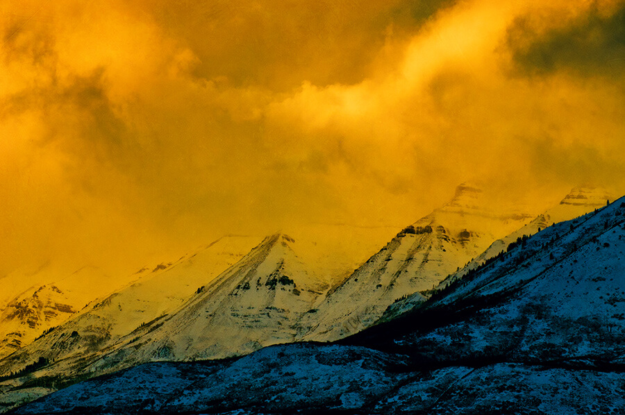 Golden Storm - 16 x 24 giclée on canvas (pre-mounted) by Tanner Young