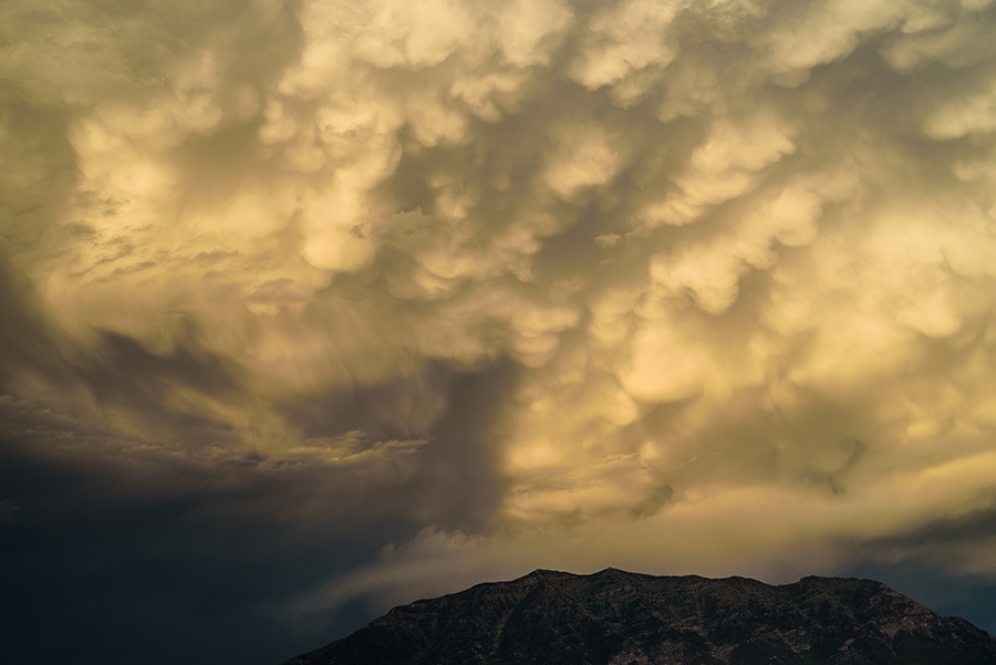 Mammatus Clouds, IV - 16 x 24 giclée on canvas (pre-mounted) by Tanner Young