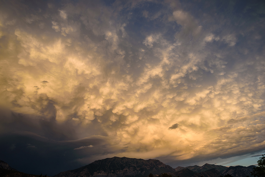 Mammatus Clouds, VI - 40 x 60 giclée on canvas (unmounted) by Tanner Young