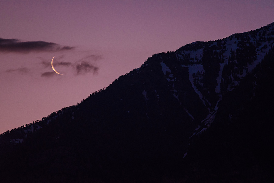Crescent Moonrise, I - 30 x 40 lustre print by Tanner Young