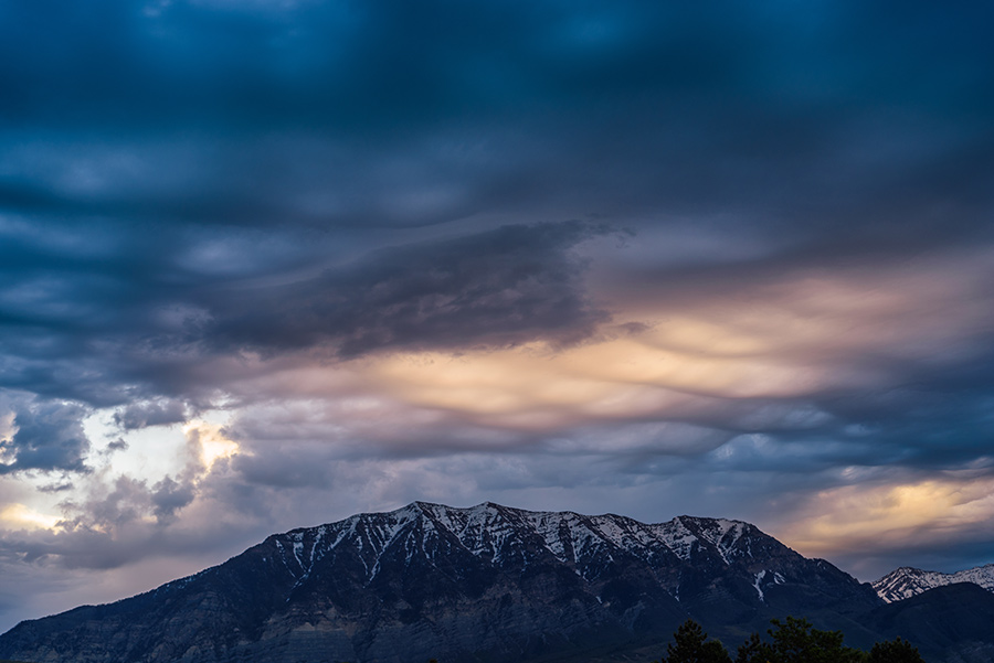 Asperitas Clouds at Dawn, II - 16 x 24 lustre print by Tanner Young