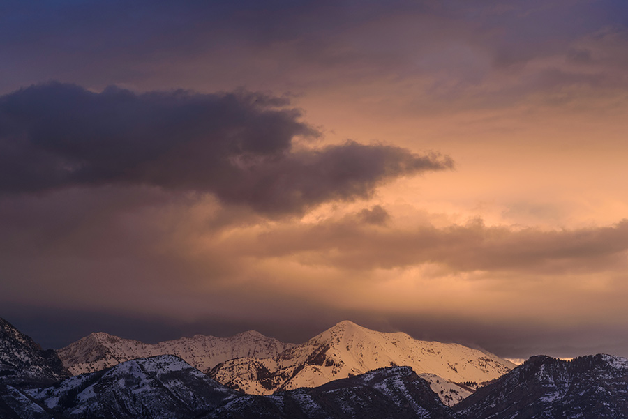 Clouds above the Mountains - 30 x 40 lustre print by Tanner Young