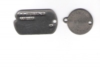 Warren Reece Stewart, Jr. WWII Dog tags