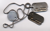 Alfred R. Young WWII Dog tags