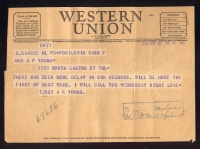 Telegram - 10 October 1945