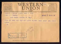 Telegram - 7 October 1945
