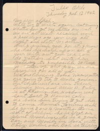 Letter - 12 February 1942