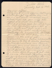 Letter - 12 February 1942