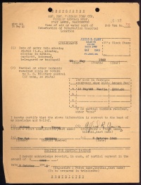 Certificate of Debarkation