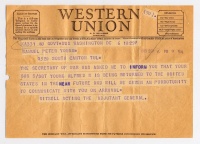 Telegram - 6 September 1945, no. 1