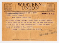 Telegram - 19 September 1945