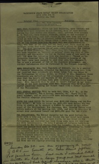 Oct. 1944 Bulletin of the Washington State Bataan Relief Organization