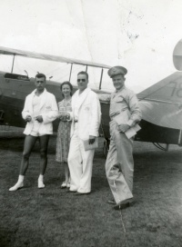 Ted and Mimi Fisch at the Baguio Airport