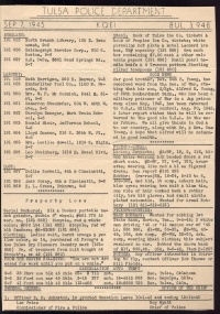 Tulsa Police Department Bulletin, no. 3948