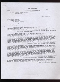 Letter - 12 August 1942