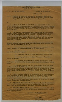 Publicity Orders for Prisoners of the Japanese, no. 2