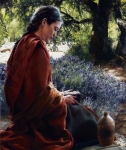 She Is Come Aforehand - Original oil painting