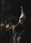 A Lamp Unto My Feet - Original oil painting