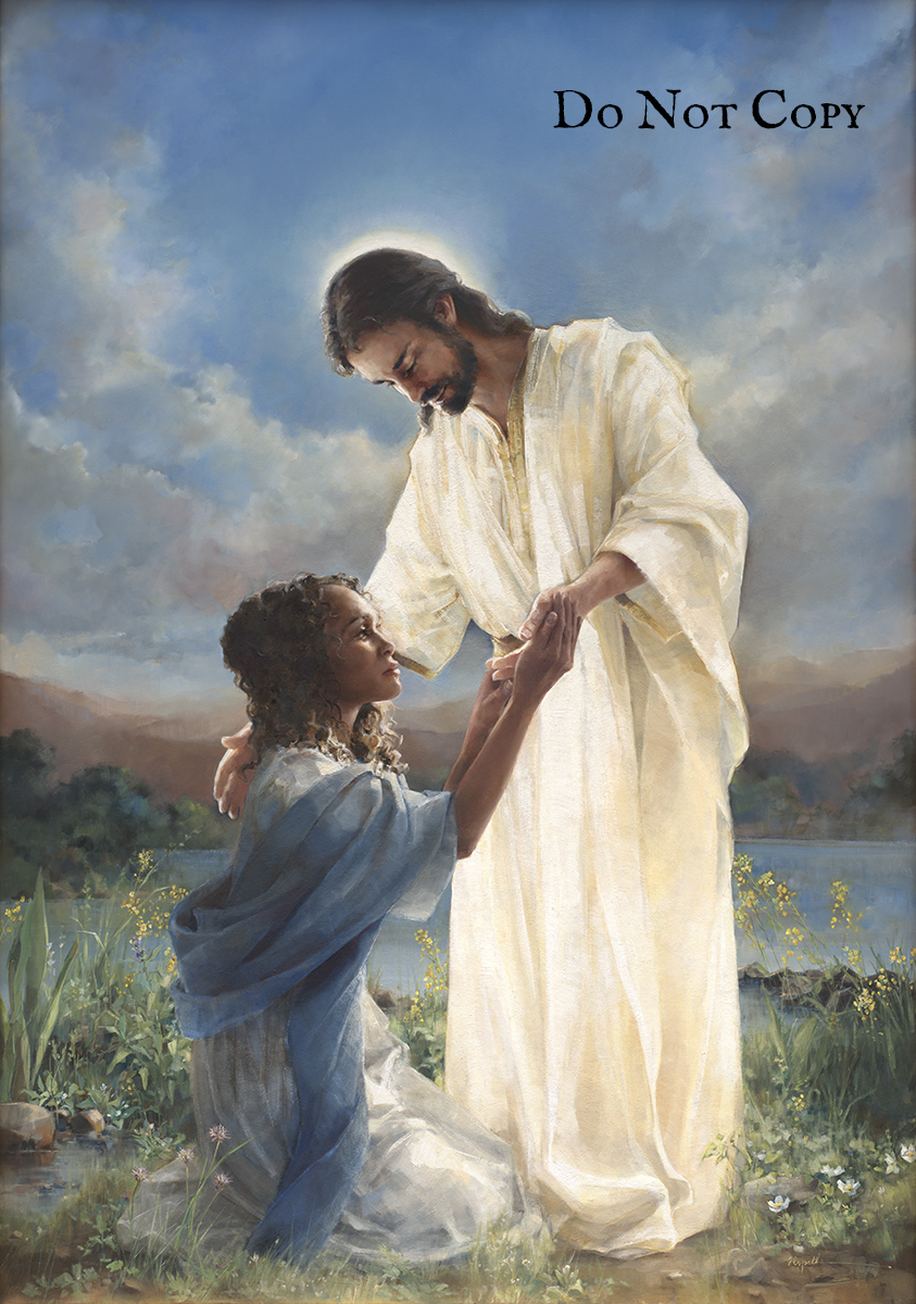 Seek This Jesus - Original oil painting by Elspeth Young