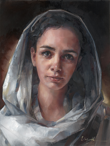 A Precious and Chosen Vessel - Original oil painting by Elspeth Young