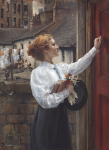 One More Door - Original oil painting