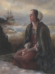 And Blessed the God of Heaven - Original oil painting