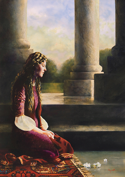 For Such A Time As This - Original oil painting by Elspeth Young