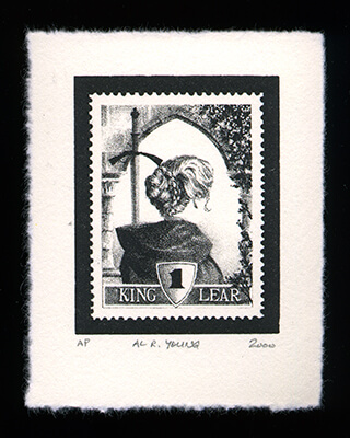 William Shakespeare 1 - Limited Edition Lithography Print by Al Young