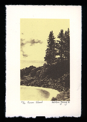 Green Island - Limited Edition Lithography Print by Ashton Young