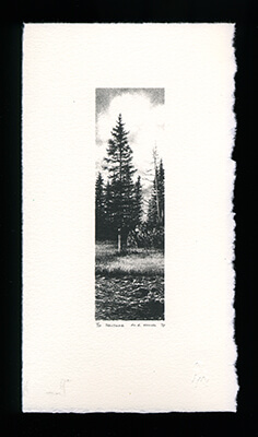 Solitude - Limited Edition Lithography Print by Al Young