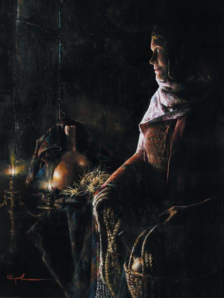 A Lamp Unto My Feet - 12 x 16 print by Elspeth Young